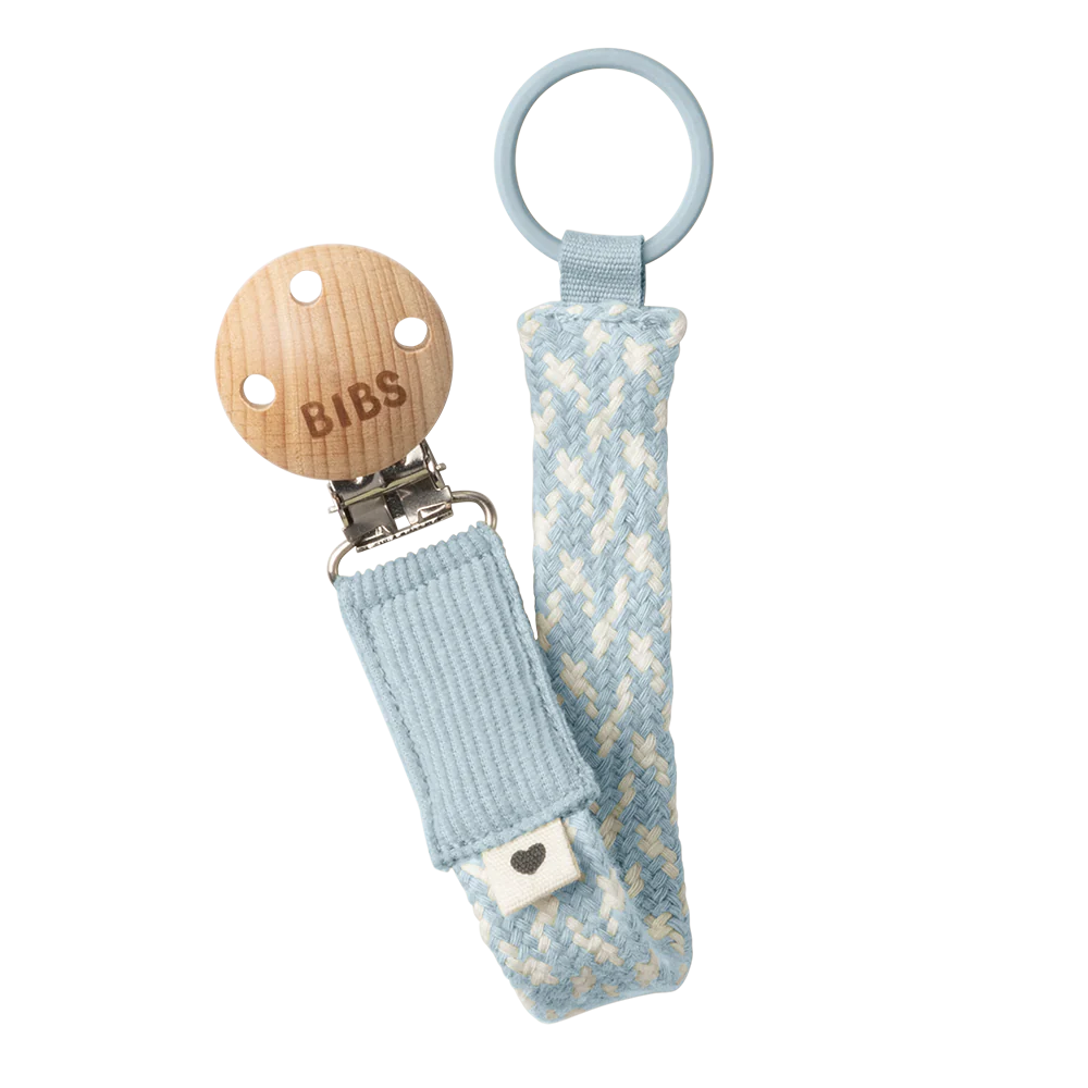 BIBS Cotton Pacifier Clip