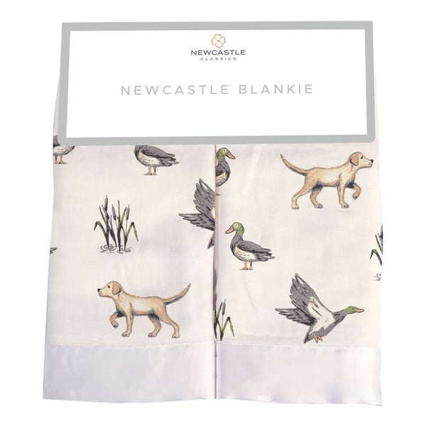 Lab and Ducks Bamboo Blankie