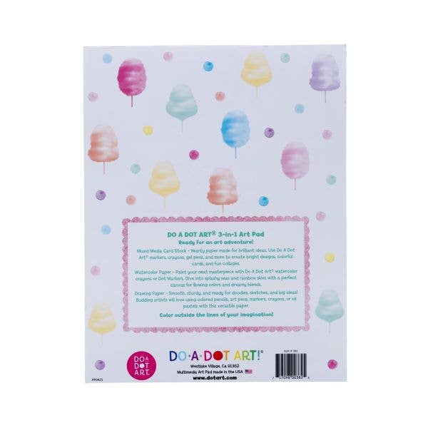 Do-A-Dot Multimedia Art Pad - Cotton Candy