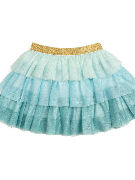 Aqua Petal Tutu - Dress Up Skirt