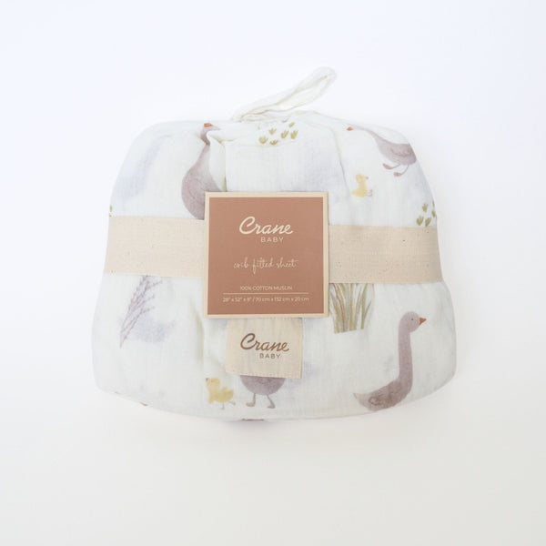 Charlie Farmhouse Goose Crib Fitted Sheet