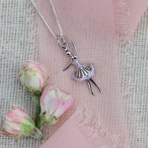 CM Silver Ballerina Necklace