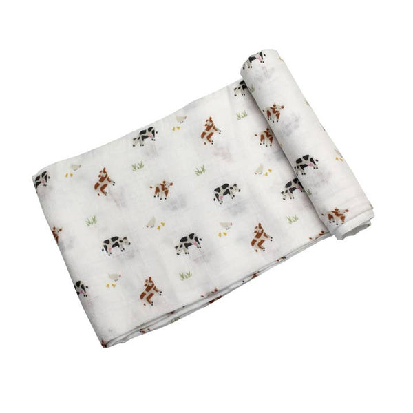 Bamboo Little Cow Swaddle