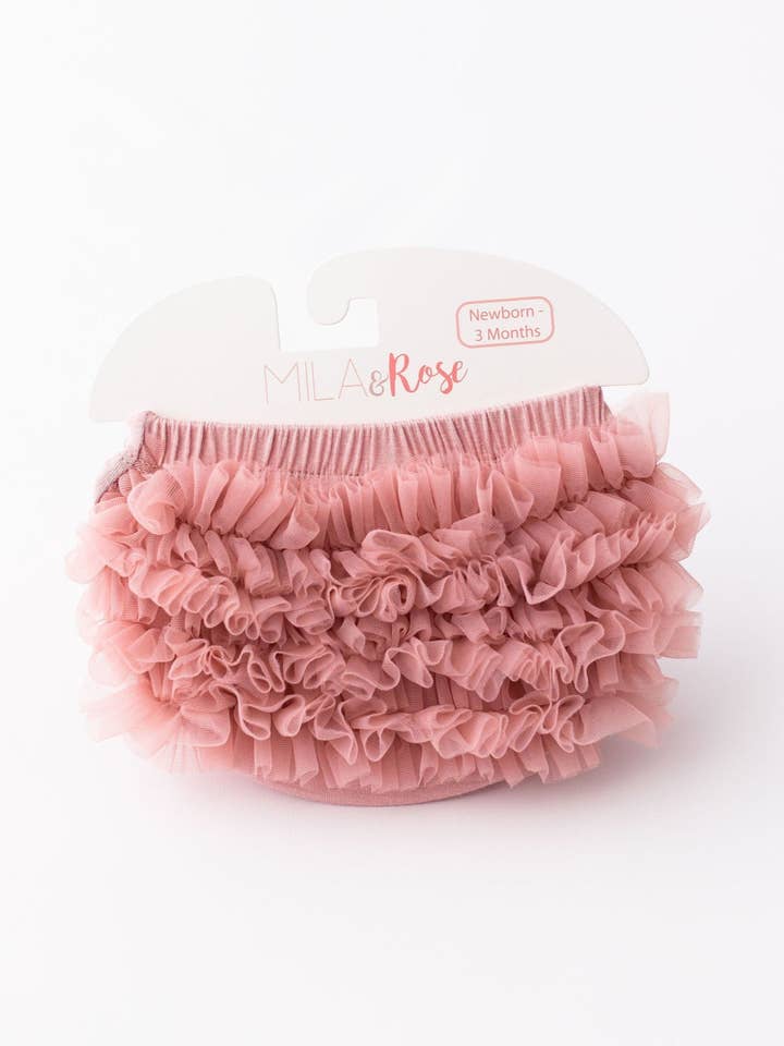 Vintage Pink Ruffle Bum Bloomer