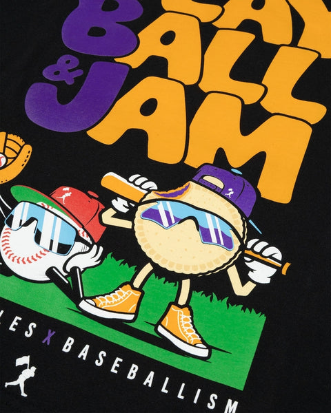 Play Ball & Jam Youth T-Shirt - Baseballism X Uncrustables
