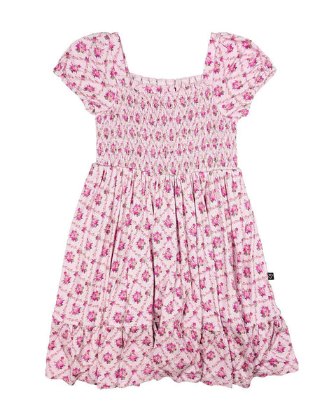 Caroline Smocked Bubble Twirl Dress