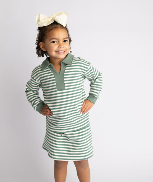 Green Stripe Isabelle Skort Set