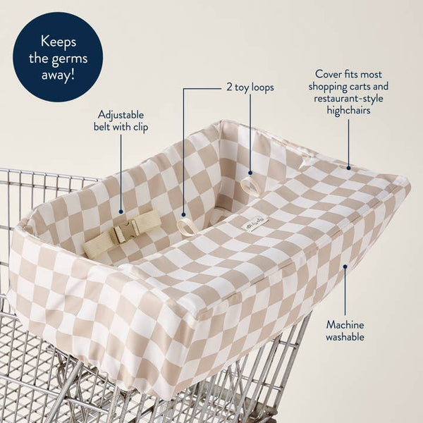 Itzy Shopping Cart Cover™ - Checkerboard
