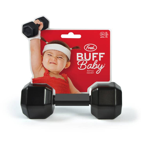Buff Baby-Dumbbell Rattle