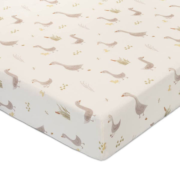 Charlie Farmhouse Goose Crib Fitted Sheet