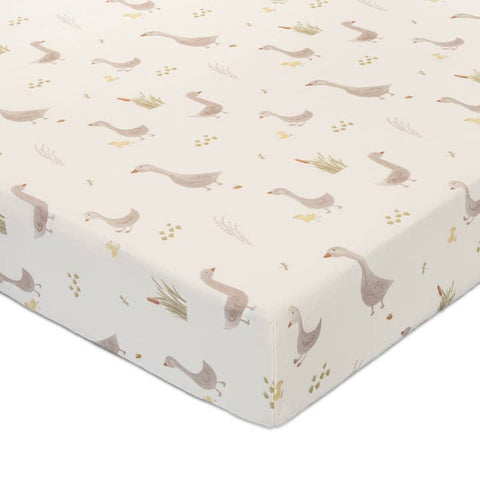 Charlie Farmhouse Goose Crib Fitted Sheet