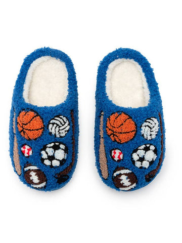 Blue Sports Equipment Slippers