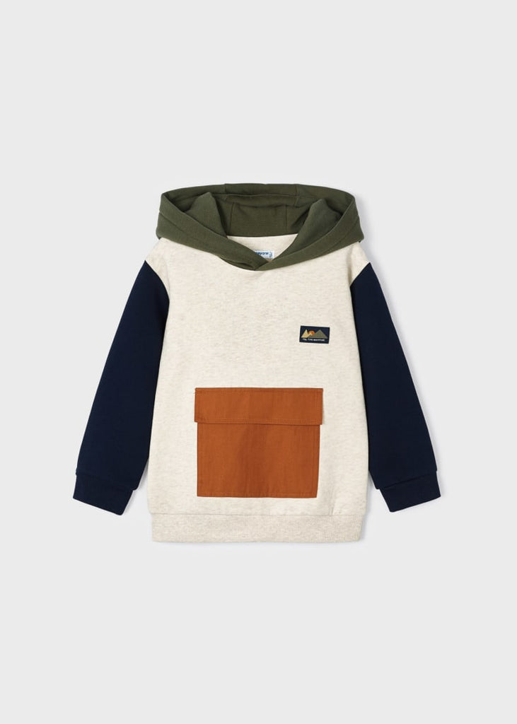 Kids color block hoodie hot sale