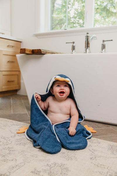 CP Pebbles Character Hooded Towel