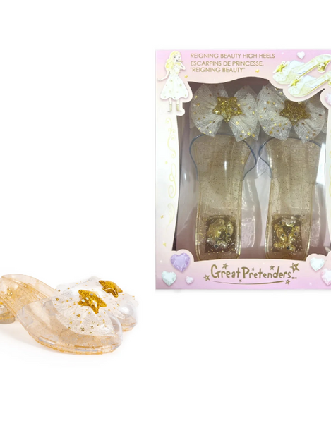 Reigning Beauty Gold High Heels 18805