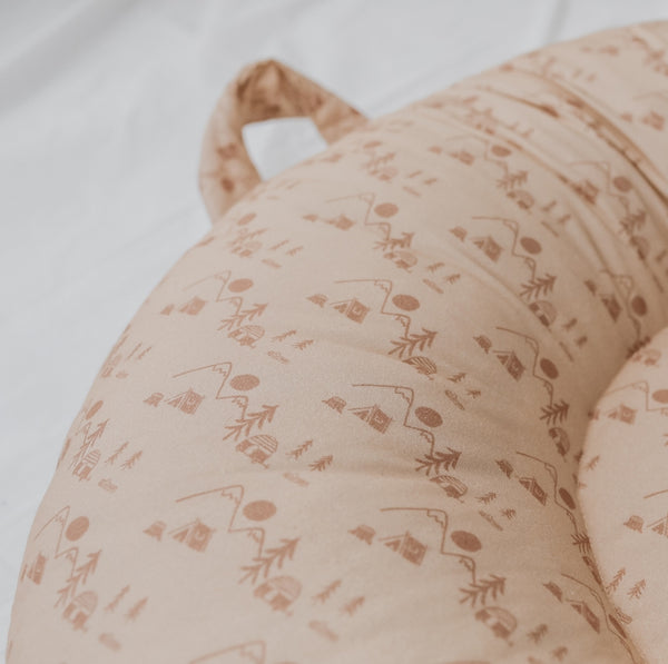 Goosewaddle X Lucy Darling Kids Floor Pillow - Happy Camper