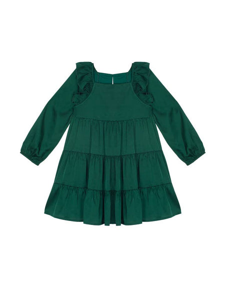 Mistletoe Emerald Green Tiered Dress