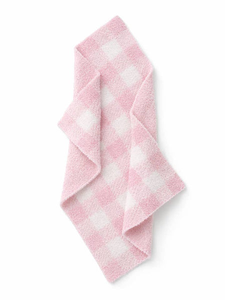 Phufy® Bliss Gingham Mini Blanket - Petal Pink