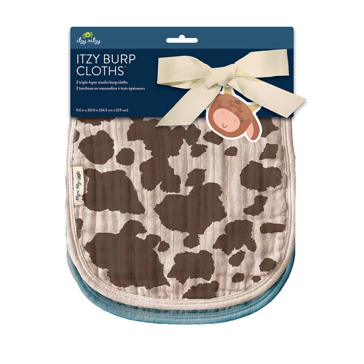 Itzy Burp Cloths - Giddy Up!