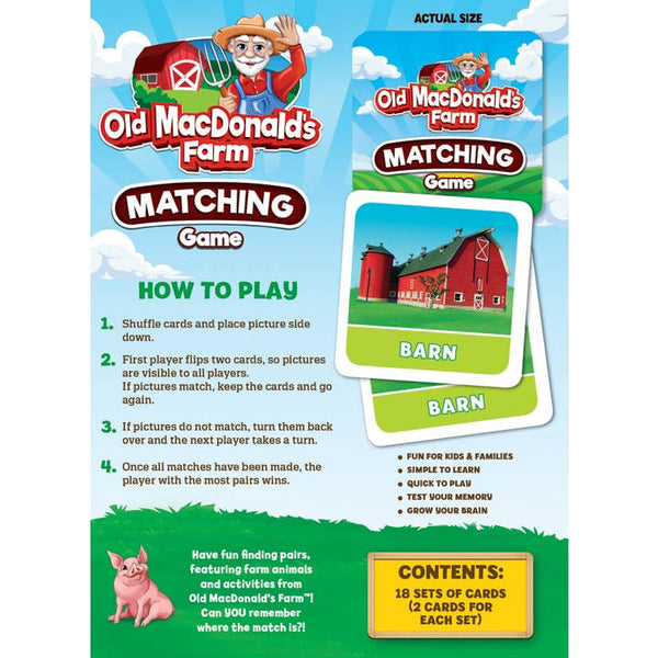 Old Macdonald's Farm Matching Game
