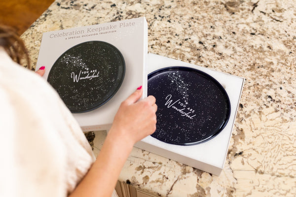 Baby Celebration Keepsake Plate - You Are Wonderful