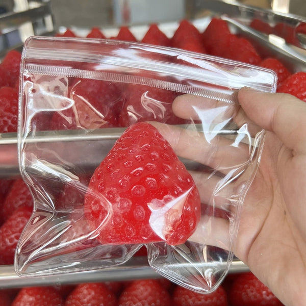 Strawberry Stress Relief Squishy Toy - Red