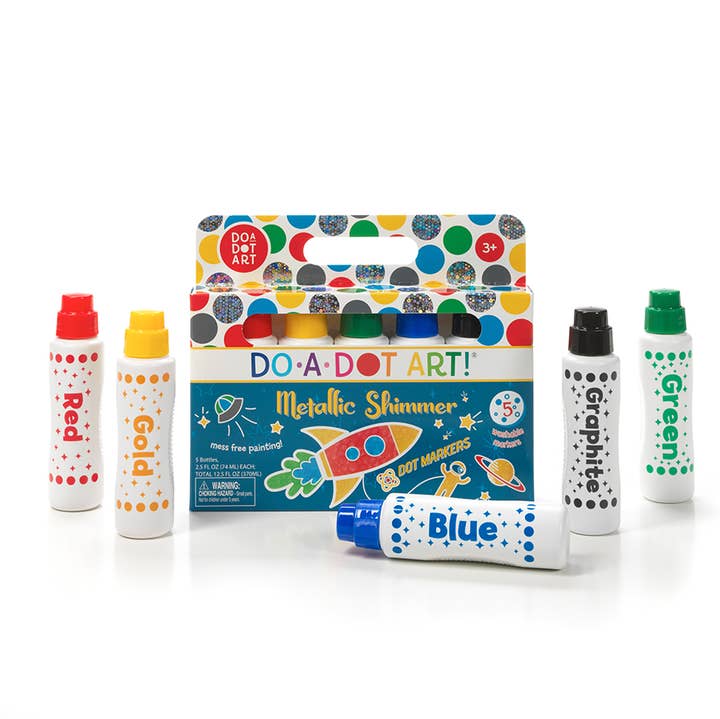 Do A Dot Art! Metallic Shimmer Dot Marker – 4 Kids Only