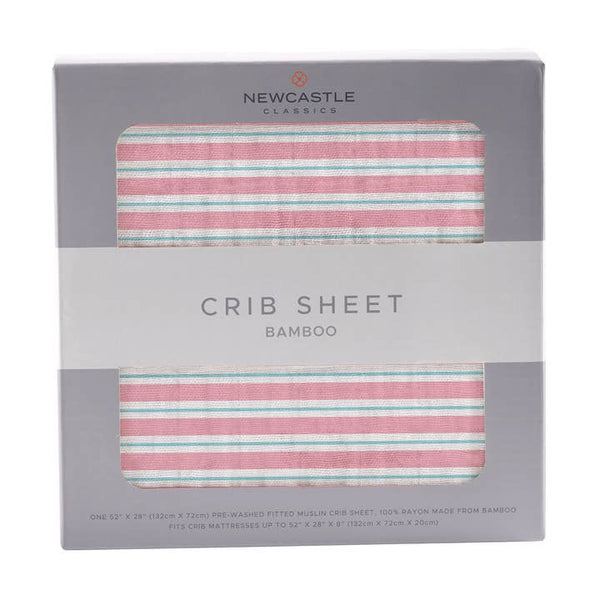 Candy Stripe Crib Sheet