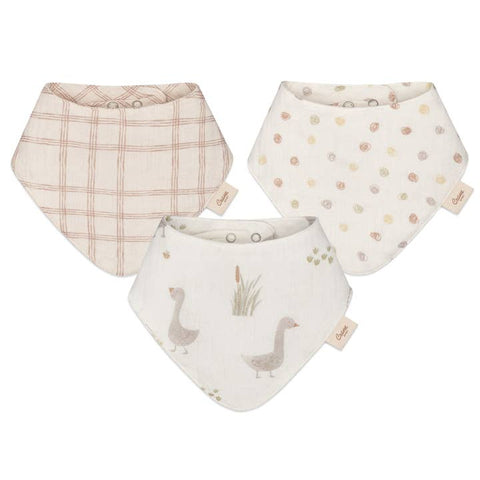 Charlie 3-pc. Farmhouse Goose Bib Set