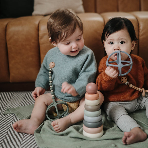 Mushie Ball Teether - Dried Thyme
