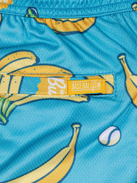 Peelin Good (Banana) Diamond Air Mesh Shorts