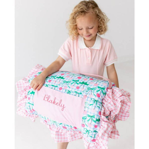 Sugar Bee Preschool Nap Mat - Cherries