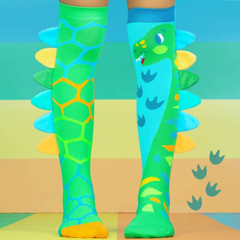 MM Green Roar Dinosaur Socks