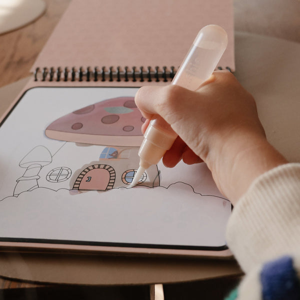 Mushie Reusable Water Color Pad - Fairies