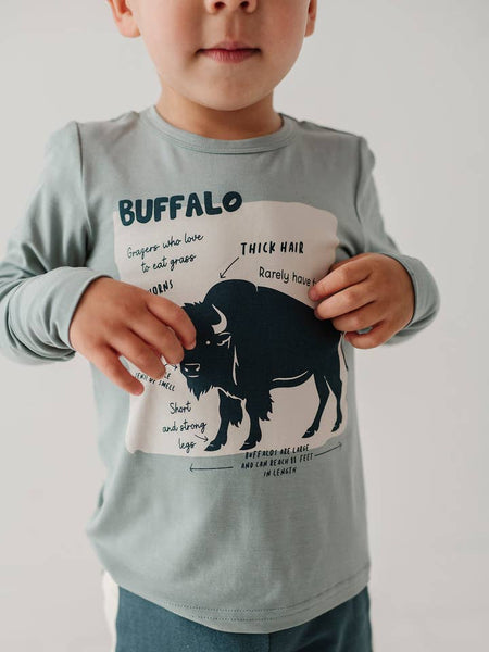 Color Buffalo Long Sleeve Tee
