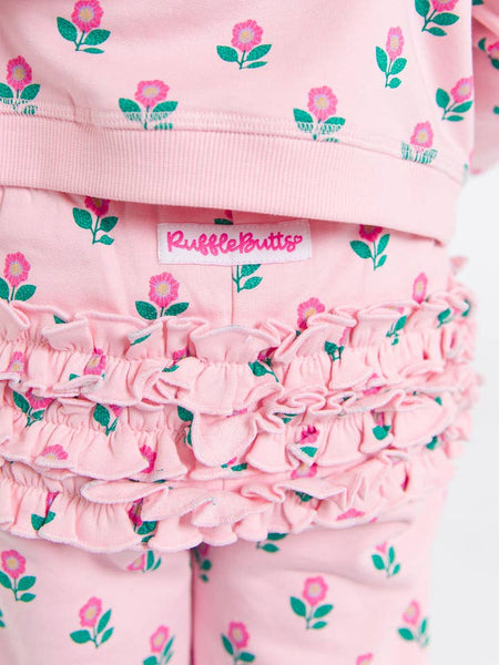 Zinnia Meadow Flutter Sweatshirt Jogger Set