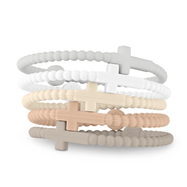 Jesus Bracelets (Silicone Cross Bracelets)-5 Packs