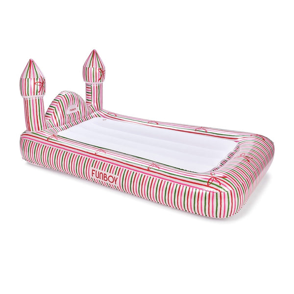 Kids Striped Castle Air Mattress