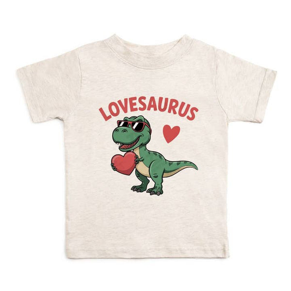 Lovesaurus Valentine's Day Short Sleeve T-Shirt