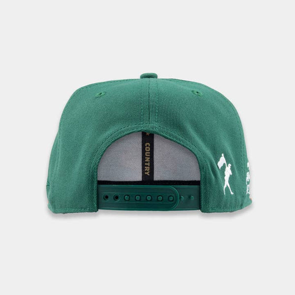 Vintage Swinging Santa Pro Style Rope Cap (Green)