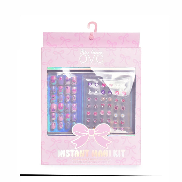 Butterfly Press On Nail Kit with Stickers