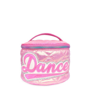Quilted Metallic Puffer Round Glam Bag - Dance