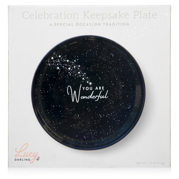 Baby Celebration Keepsake Plate - You Are Wonderful