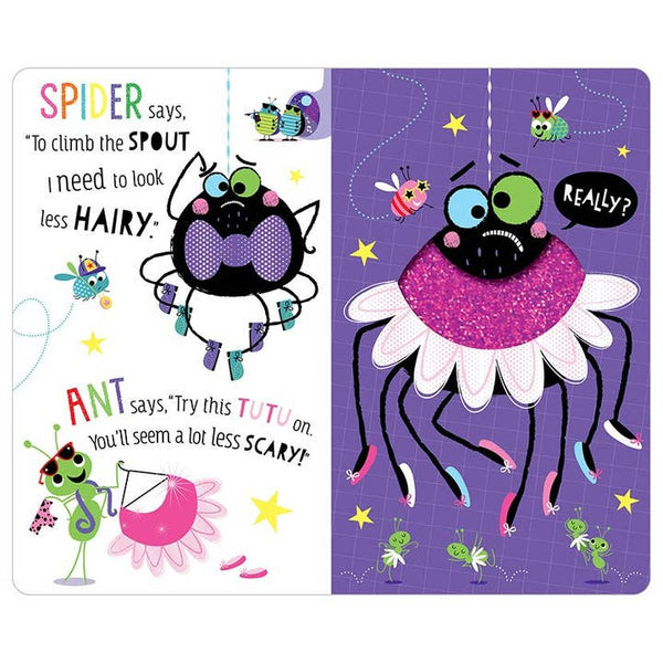 Board Book the Not So Scary Hairy Spider