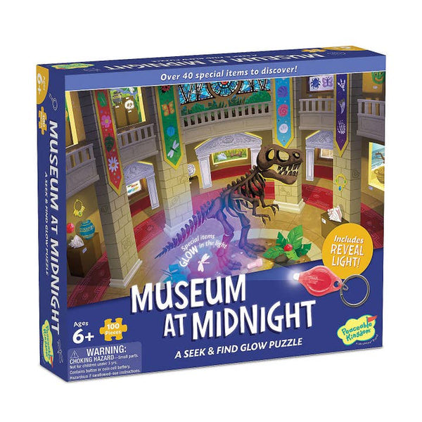 Seek & Find Glow Puzzle: Museum At Midnight