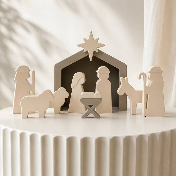 RR Silicon Nativity Set