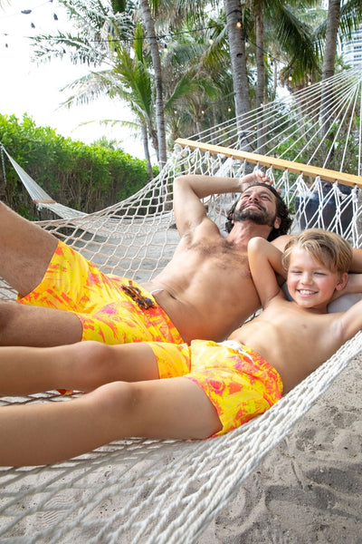 Galactic Moon Swim Trunks