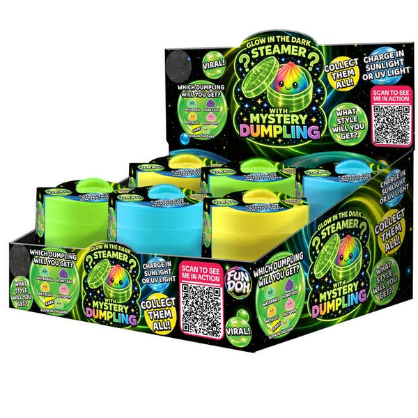 Glow-in-The-Dark Mystery Dumpling Squishy Toy