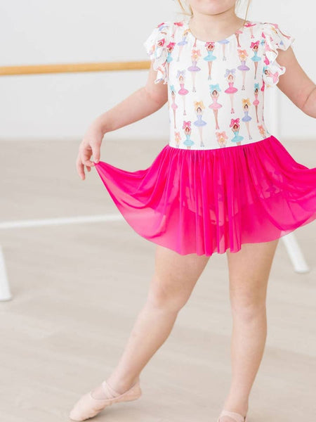 Ballerina Bows S/S Twirl Leotard