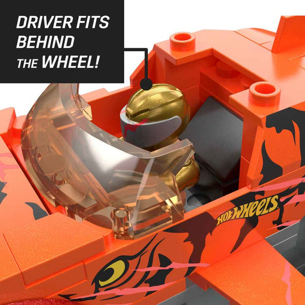 Mega™ Hot Wheels Smash N Crash Tiger Shark Chomp Course